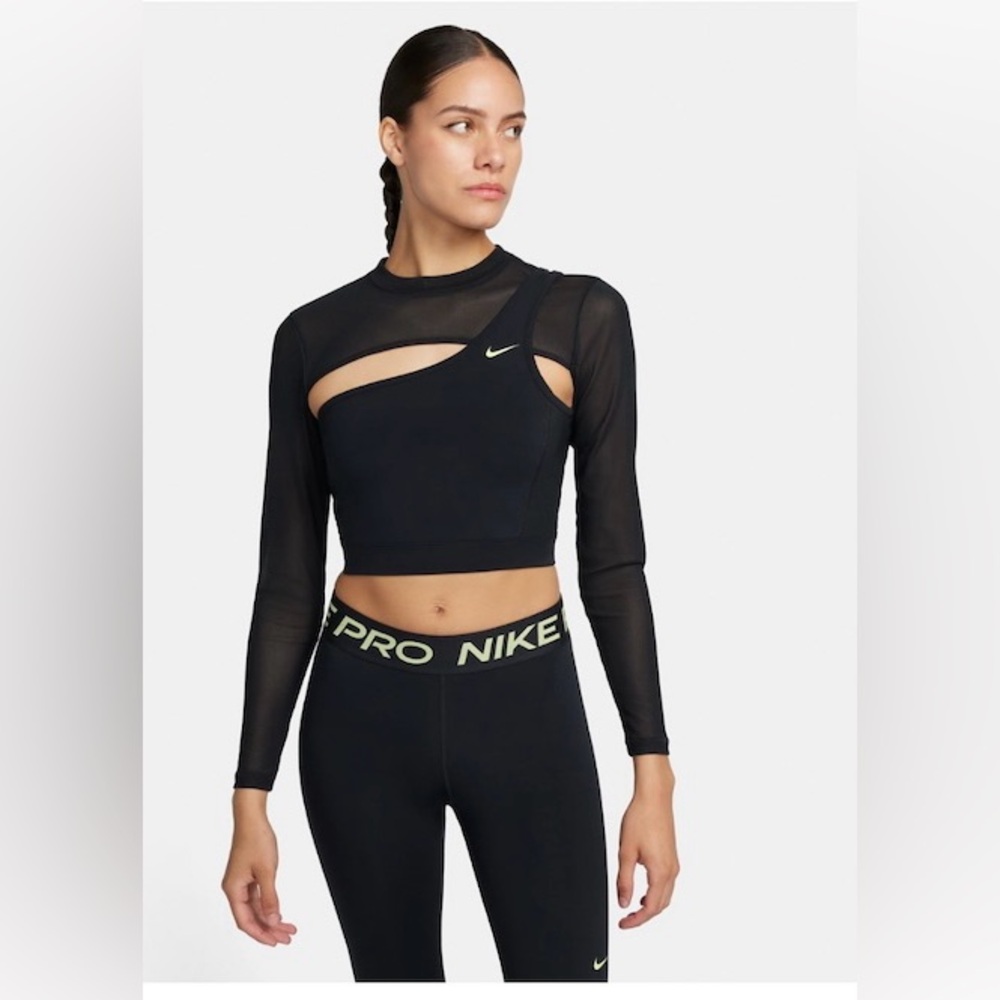 Women's Nike Pro LS cropped Training Top XL